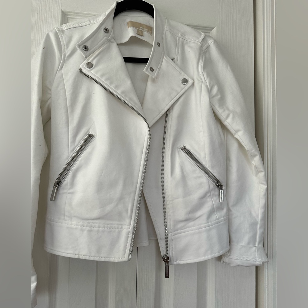 Michael Kors - Ruffled Moto Jacket - worn only once